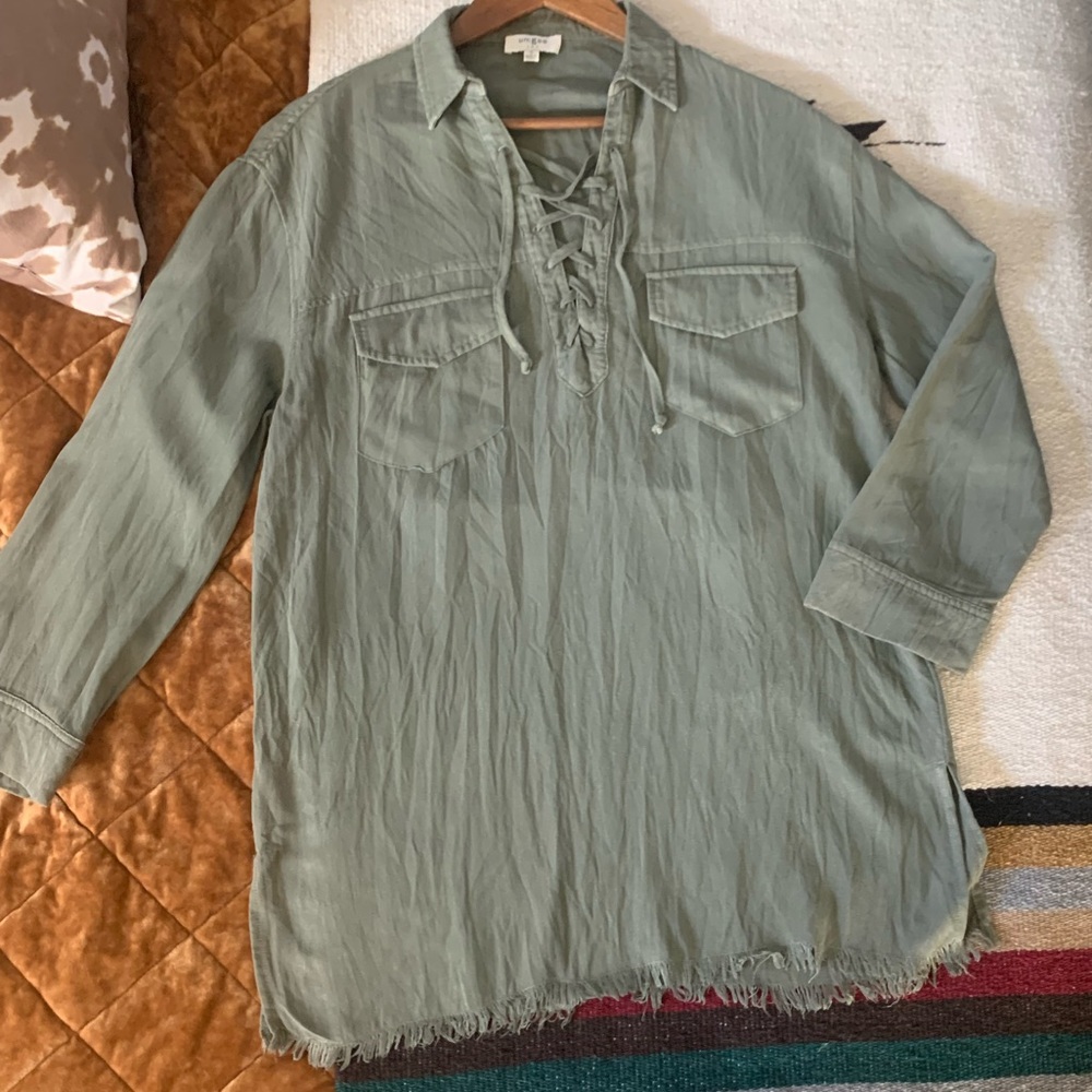 Umgee Olive Green/Grey Tunic